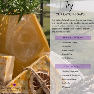 We are now taking pre-orders for our luxurious soaps. If you can’t make up your mind, try them all💜